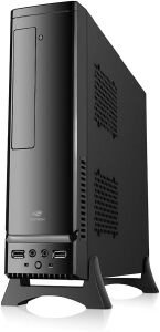 GABINETE C3 TECH DESKTOP DT-100V2BK   SLIM