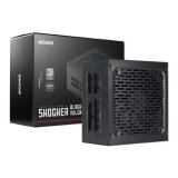 FONTE GAMER PCYES SHOCKER FULL MODULAR 600W 80 PLUS WHITE BLACK VULCAN FM600WBV
