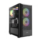 GABINETE GAMER GAMDIAS AURA GC6 ARGB ATX COM 3 FANS PRETO