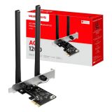 ADAPTADOR PCI E EXPRESS MERCUSYS MA30E AC1200 DUAL BAND BLUETOOTH 5.0 2 ANTENAS