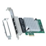PLACA DE REDE GIGABIT QUAD PORT 1X RJ45 PCI-E X1 Rj45 PCYES LC1000-4P