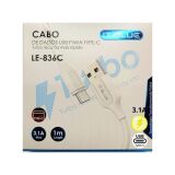 CABO DADOS TIPO C 1M  IT BLUE LE-836C