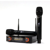 MICROFONE SEM FIO KADOSH K402M BASTÃO DUPLO UHF
