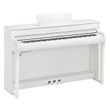 PIANO DIGITAL YAMAHA CLAVINOVA CLP-725 COM MÓVEL BRANCO