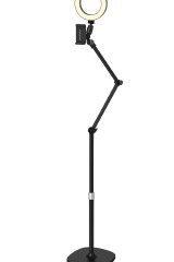 SUPORTE DE CHAO PARA CELULAR 1,70M TELESCÓPICO ARTICULADO LELONG LE 3650