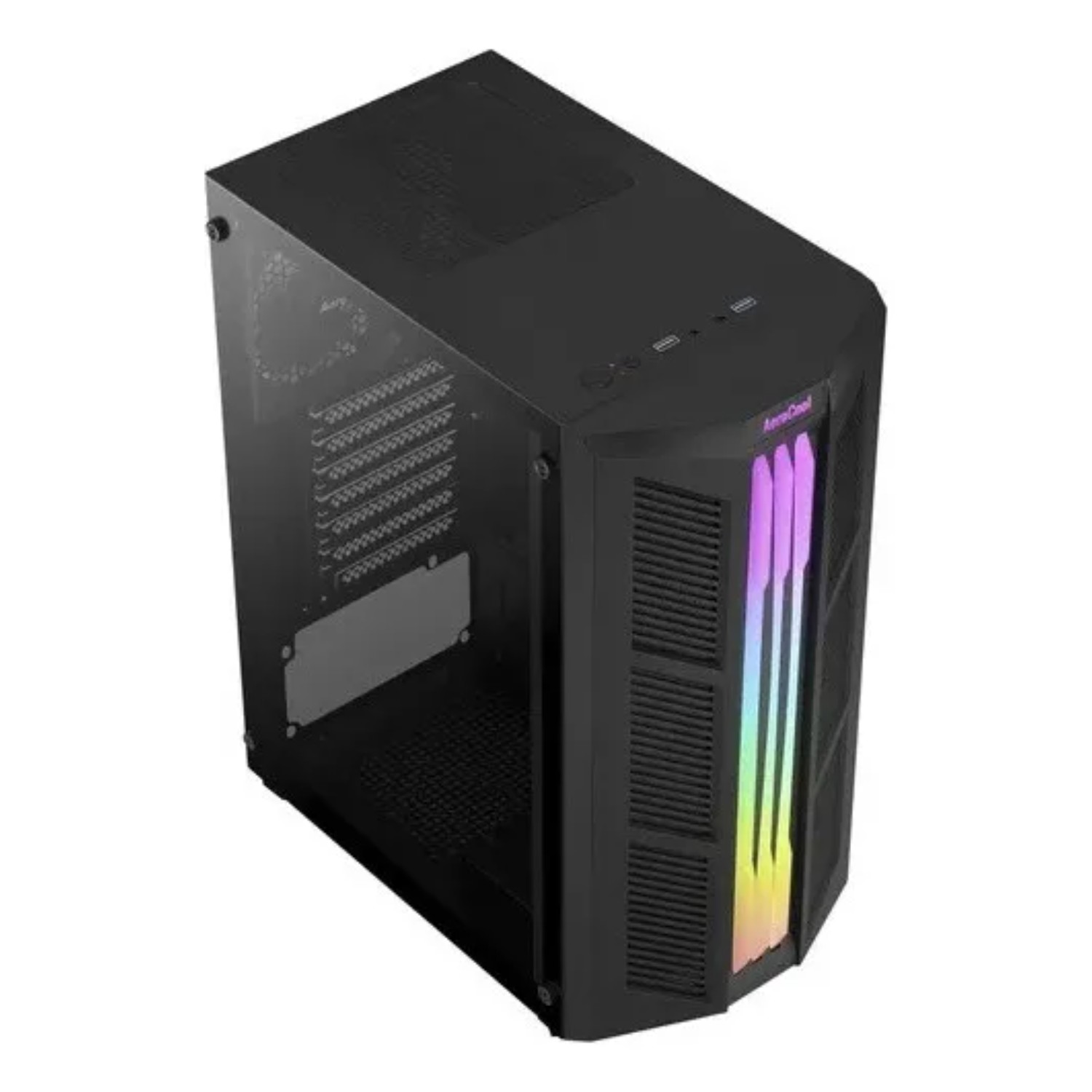 GABINETE AEROCOOL ATX PRIME PRETO - Datacillcom Informática