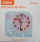 RELOGIO DE MESA COM DESPERTADOR LELONG LE-8114