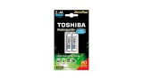 CARREGADOR PILHAS USB TOSHIBA COM 2 PILHAS AA TNHC-6GME2 CB