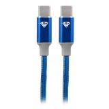 CABO TIPO C PARA TIPO C  2.0 1.5M DC MOBILE SUPERMAN CHIP SCE 018-0903
