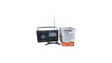 RADIO AM/FM/USB/SD/TF COM BATERIA RECARREGAVEL LELONG LE-609 OEM