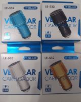 CARREGADOR USB/TIPO C VEICULAR 3.4A  IT BLUE  LE-532