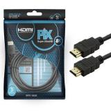 CABO HDMI 3M 2.1 8K ULTRA HD CHIP SCE PIX 018-1030