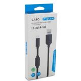 CABO V8 USB 2.0 C/FILTRO 1.5 METROS IT BLUE