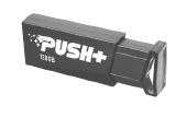 PEN DRIVE 128GB PATRIOT LS PUSH+ USB 3.2 GEN1