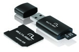 CARTAO DE MEMORIA MICRO SD 32GB MULTILASER CLASSE 10 C/ ADAPTADOR SD E USB MC113