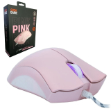 MOUSE BOREAL GAMER PINK OEX MS319