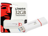 PEN DRIVE 32GB KINGSTON DTIG4 BRANCO E VERMELHO USB 3.1/3.0/2.0