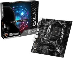 PLACA MAE GALAX B550M - AMD AM4/USB /DVI/VGA/HDMI - M.2