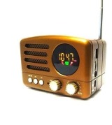 RADIO AM/FM/USB/SD COM BATERIA BLUETOOTH LELONG LE-662 /LE-661