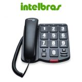 TELEFONE COM FIO INTELBRAS TOK FACIL ( COM TECLAS GRANDES)