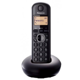 TELEFONE SEM FIO PANASONIC COM IDENTIFICADOR KX-TGB210 PRETO