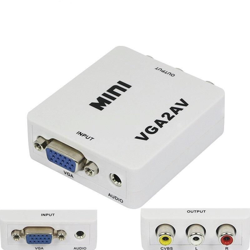 CONVERSOR VGA X AV RCA VGA2AV - Tryb Informatica Curitiba