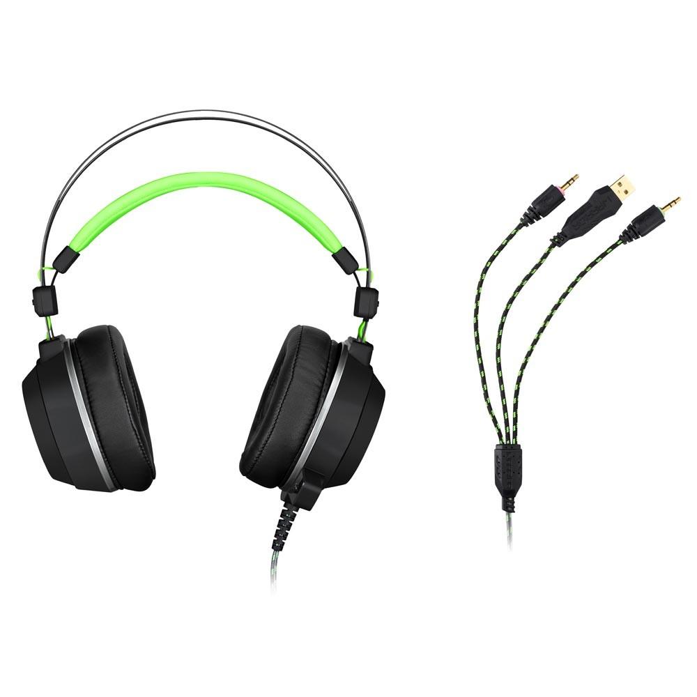 HEADFONE GAMER MULTILASER WARRIOR RAMA PH299 USB+P3+P2 - Datacillcom  Informática
